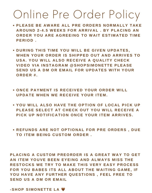 ** Pre Order Coco Mini Duff Bag