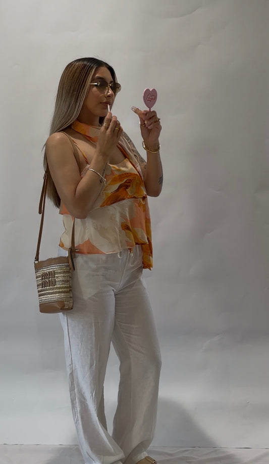 vacation time linen pants