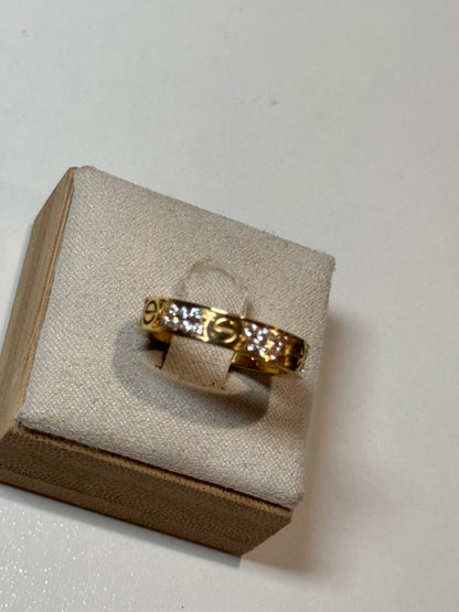 Cz Luv ring