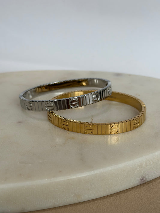 rigid love bangle