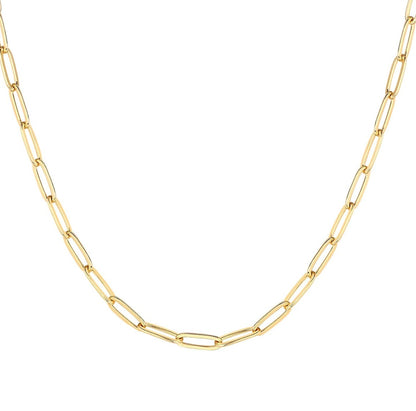 Elida Paper Clip Necklace